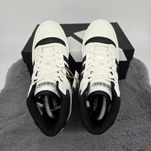 New Adidas Break Start Mid 'White Black' Women's Shoes Size 8 - Picture 5 of 8